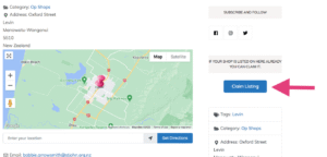 Claim Listing
