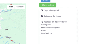 claim listing button