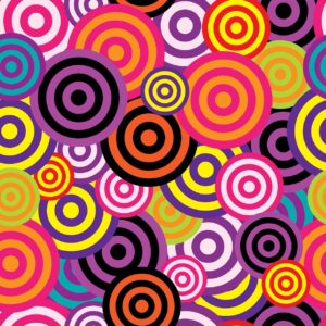 retro circles