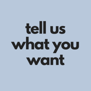 tell us | Op Shops